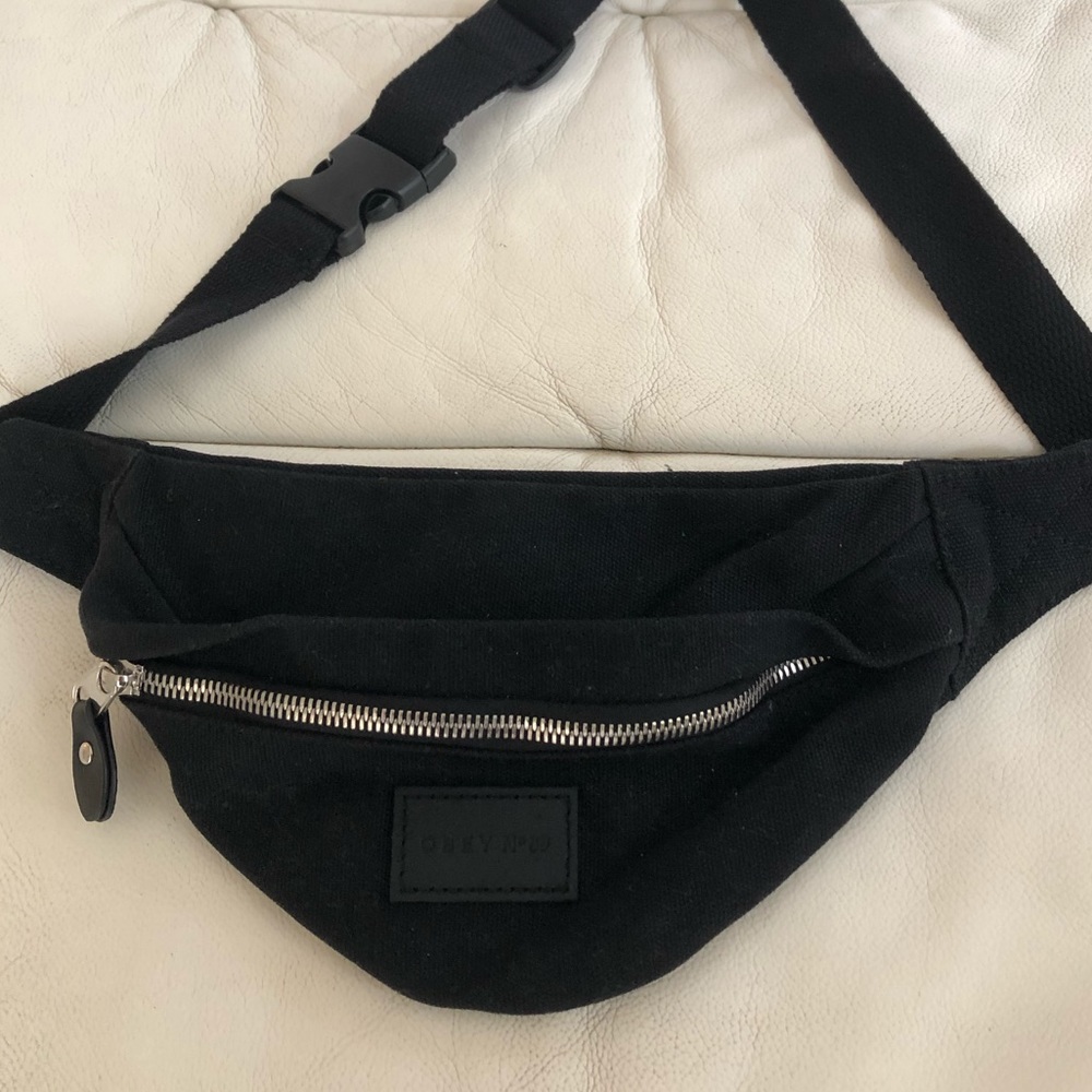Obey black Fanny Pack